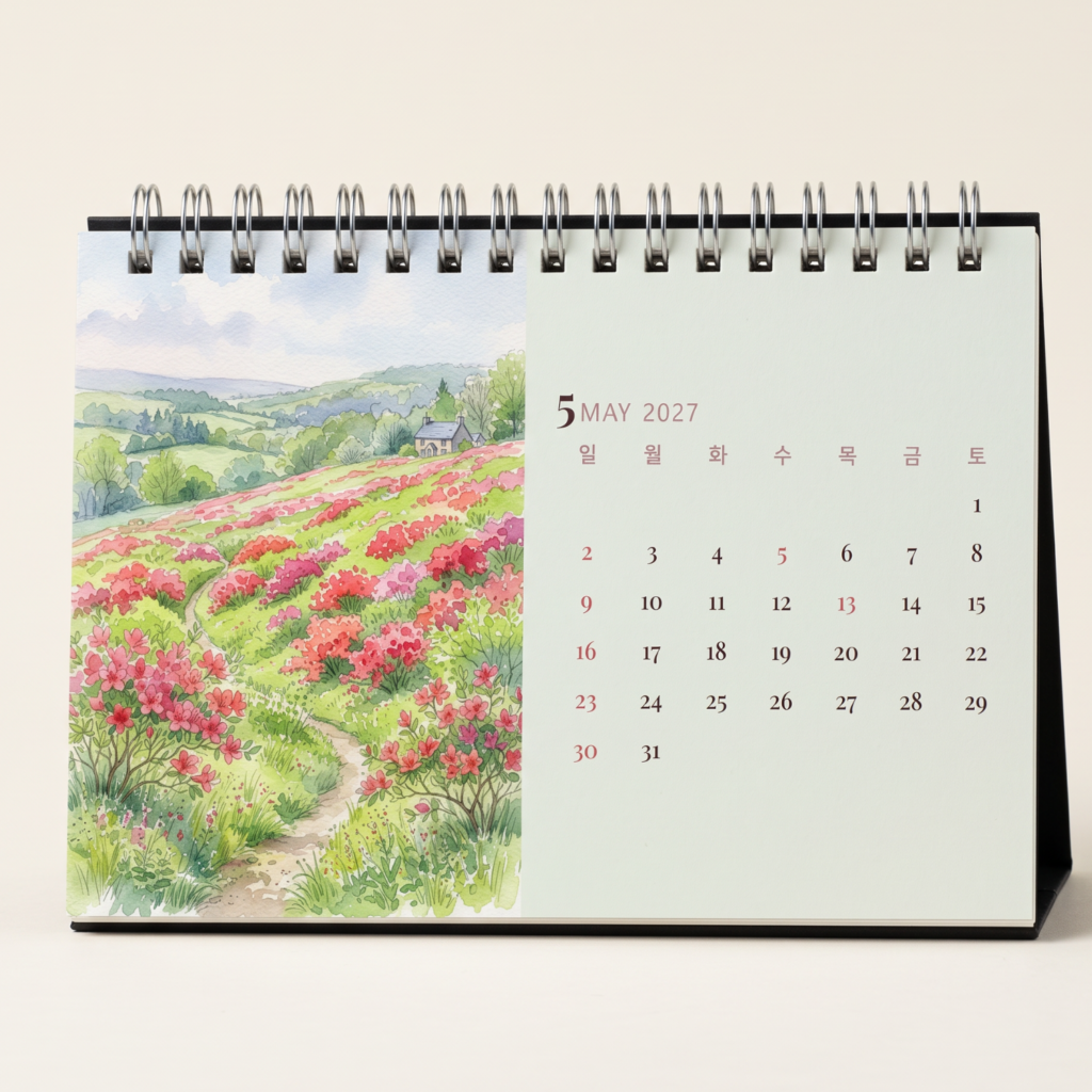 탁상 미니 달력